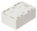 Underlag t/stikkontakt hvid 1,5-modul - Elworks
